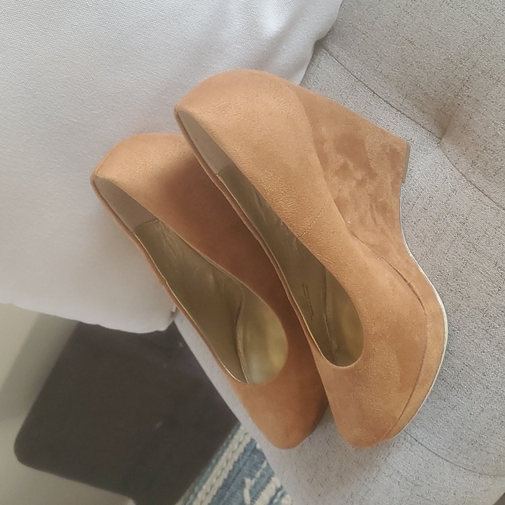 Suede Wedges